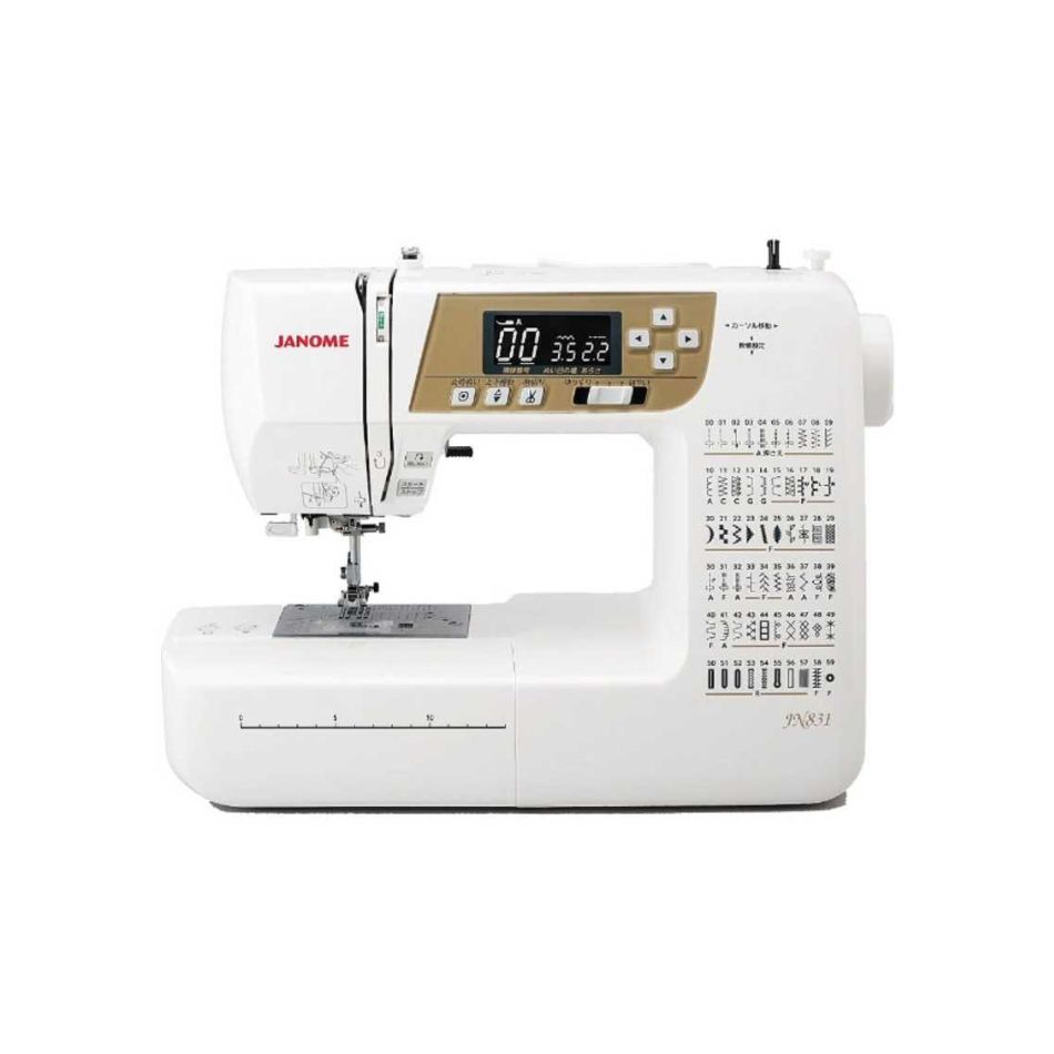【新品 箱不良・シュリンク破れ品】JANOME ジャノメ コンピュータミシン JN831
