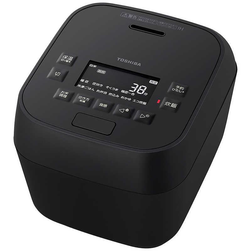 東芝 真空圧力IHジャー炊飯器（3.5合炊き）　グランブラック RC-6MGX(K) TOSHIBA 炎匠炊き 炊飯器　3.5合 [RC6MGXK]