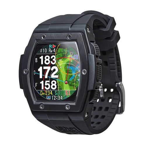 【新品】ショットナビ Shot Navi Crest クレスト 腕時計型距離計測器 Crest SV ブラックのサムネイル