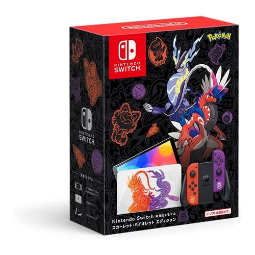 「まとめ買いクーポン発行中」【新品】Nintendo Switch 有機ELモデル スカーレット・バイオレットエディションのサムネイル