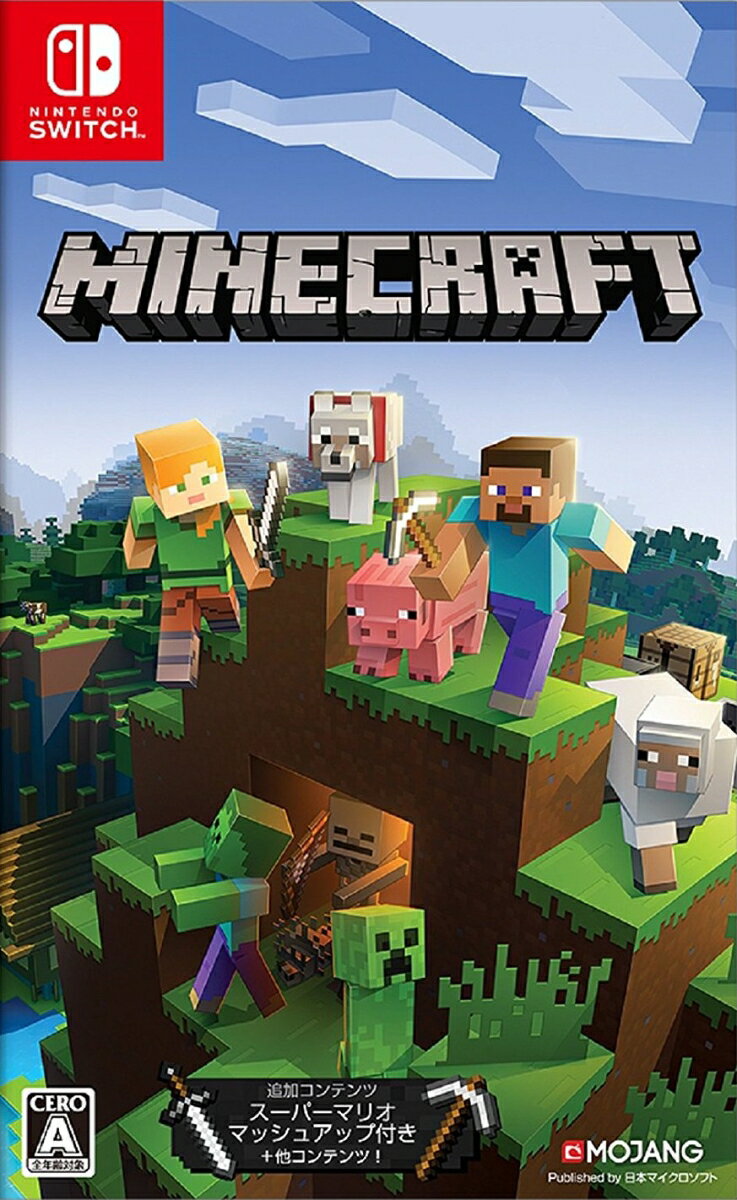 【即日発送】【新品未開封　国内正規品】Nintendo Switch ソフト Minecraft： Nintendo Switch Edition　ゆうパケット便のサムネイル