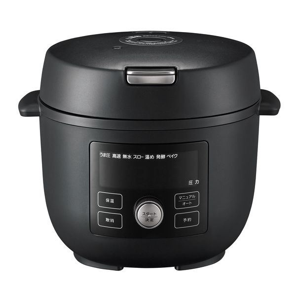 【新品】TIGER タイガー 電気圧力鍋 TIGER COOKPOT（タイガークックポット）100周年記念モデル マットブラック COK-A220KM