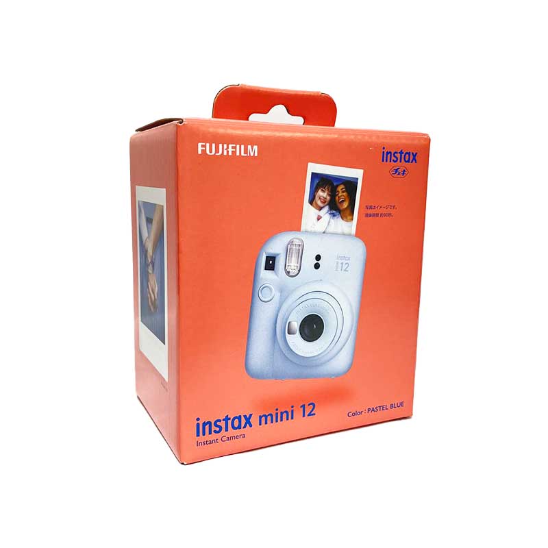 富士フイルム チェキ 【土日祝発送】【新品】FUJIFILM 富士フイルム インスタントカメラ instax mini 12 チェキ パステルブルー