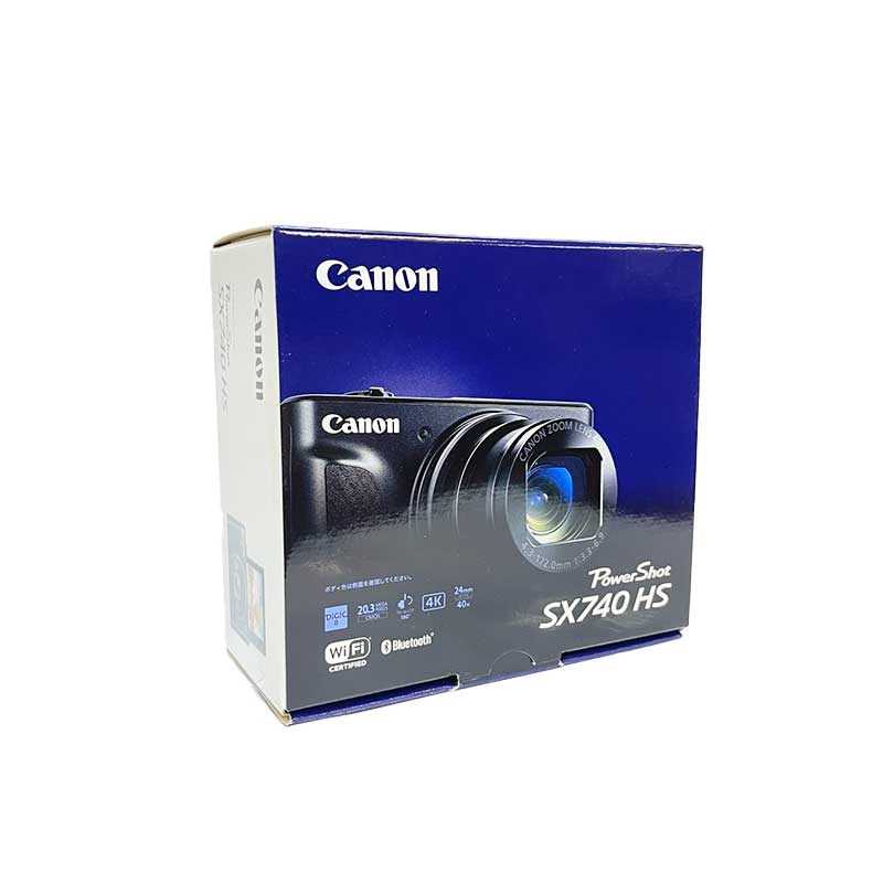 【土日祝発送】【新品 箱不良・シュリンク破れ品】CANON PowerShot SX740 HS ブ ...