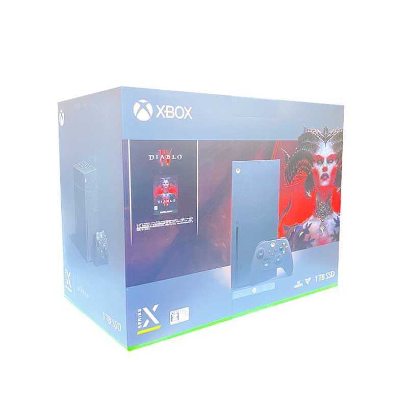 【新品 箱不良・シュリンク破れ品】Microsoft マイクロソフト Xbox Series X ディアブロ IV 同梱版