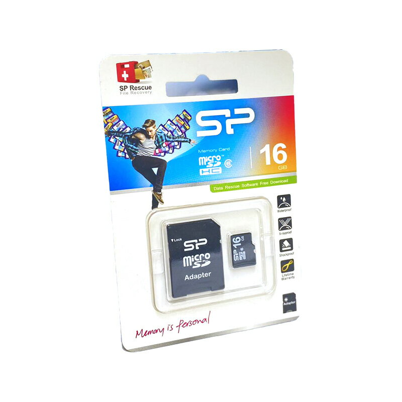 シリコンパワー SP016GBSTH006V10-SP（16GB）microSDHCカード 16GB メール便