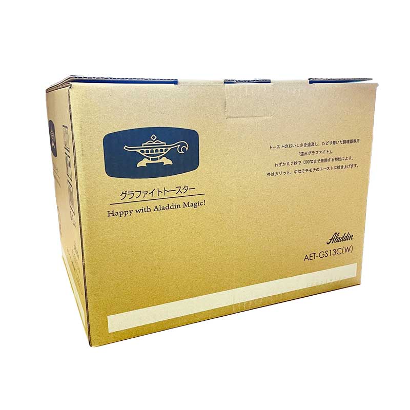 【新品 箱不良・シュリンク破れ品】Aladdin アラジン グラファイトトースター AET-GS13C-W ホワイト