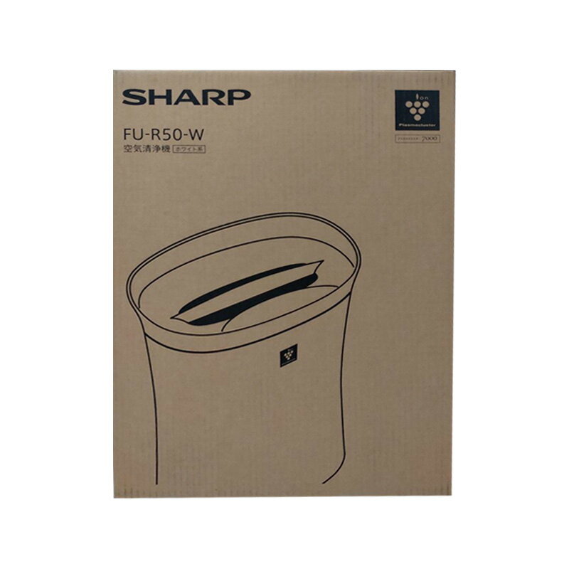 【土日祝発送】【新品】SHARP シャープ 空気清浄機 FU-R50-W ホワイト