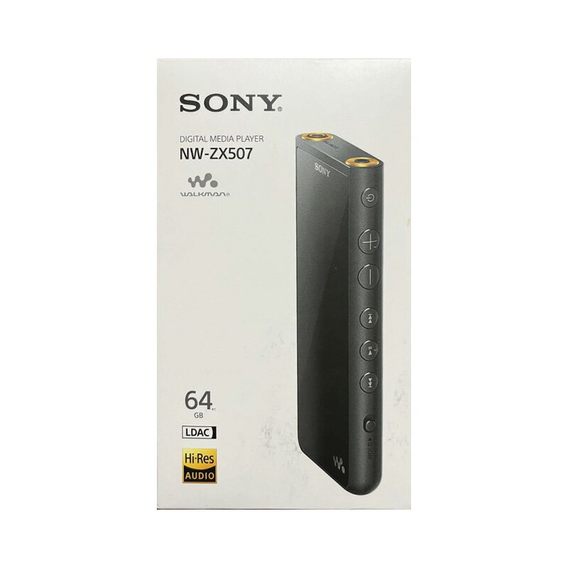 オーディオ 【土日祝発送】【新品】SONY ハイレゾウォークマン NW-ZX507 BM 64G[ブラック]