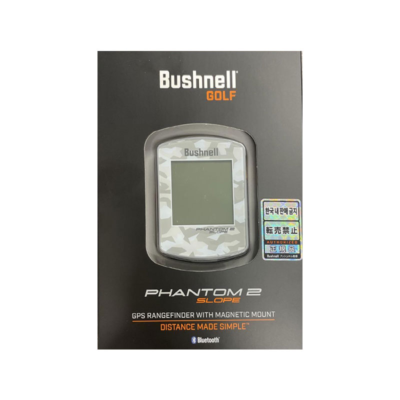 【新品】Bushnell ブッシュネル GPSゴルフナビ ファントム2スロープ グレーカモ 362173A
