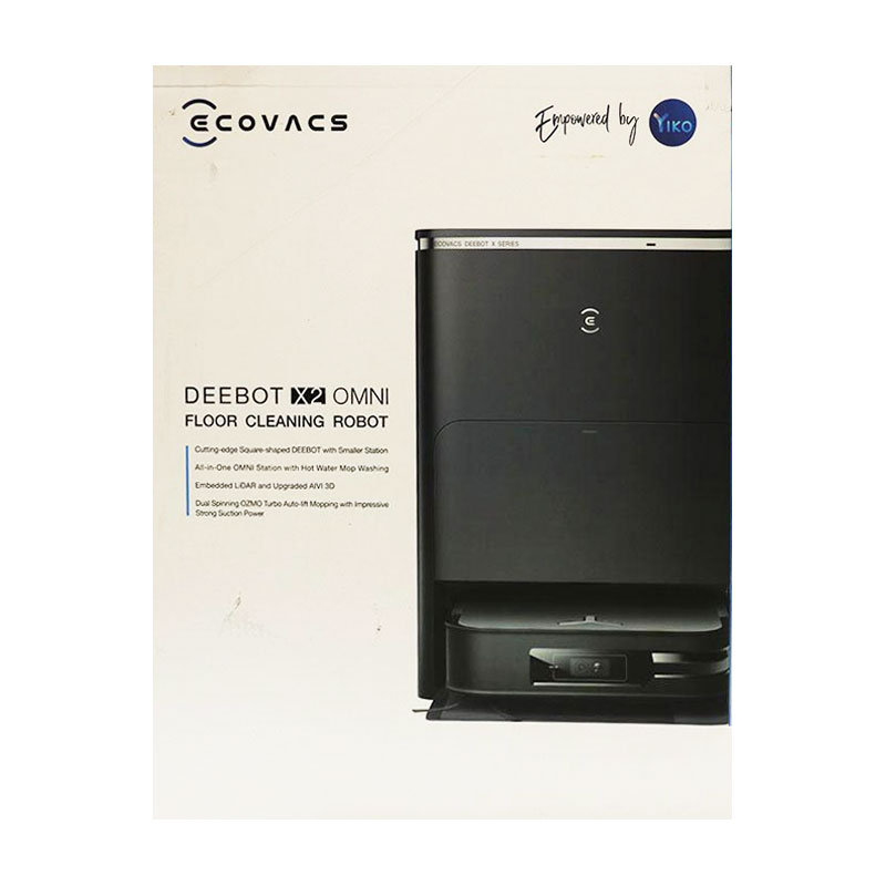 【新品】ECOVACS エコバックス ロボット掃除機 DEEBOT X2 OMNI DEX86 ブラック×シルバー