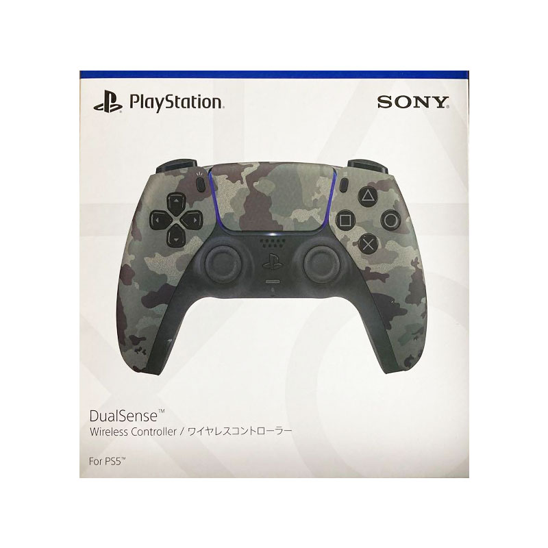 【土日祝発送】【新品】SONY ソニー PS5 ワイヤレスコントローラー CFI-ZCT1J06 グレーカモフラージュ