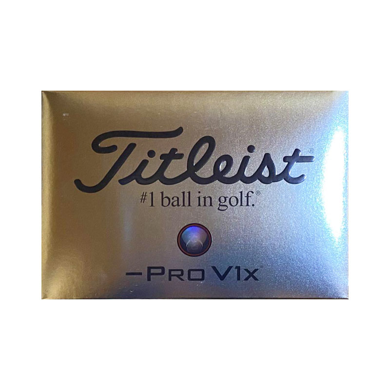 【新品】TITLEIST タイトリスト ゴルフボール PRO V1x LEFT DASH ホワイト