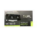 ASUS エイスース グラフィックボード DUAL-RTX4070-O12G DUAL-RTX4070-O12G