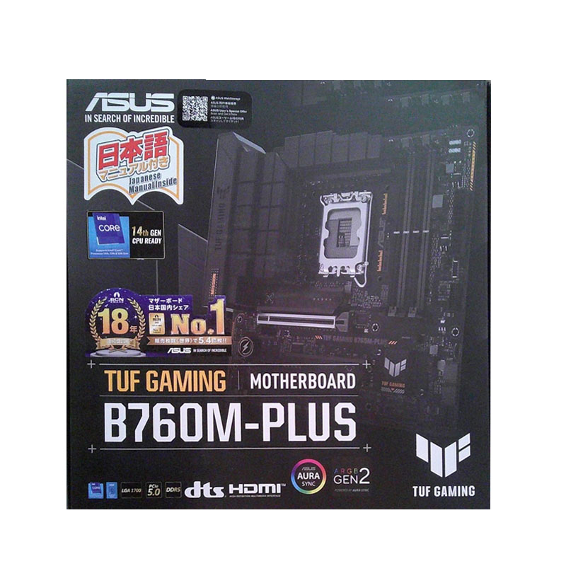 ASUS エイスース マザーボード TUF GAMING B760M-PLUS