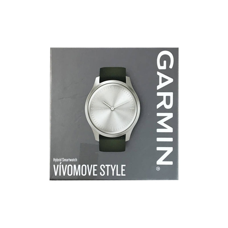 【土日祝発送】【新品】GARMIN ガーミン スマートウォッチ vivomove Style Silver 010-02240-71