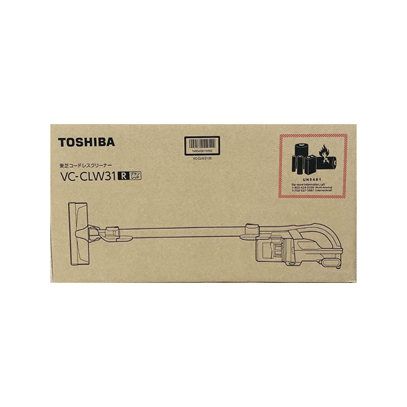 東芝 コードレス掃除機 【新品】TOSHIBA 東芝 掃除機 コードレスクリーナー VC-CLW31-R グランレッド