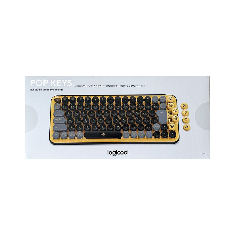 【新品】Logicool ロジクール ワイヤレスキーボード K730YL イエロー