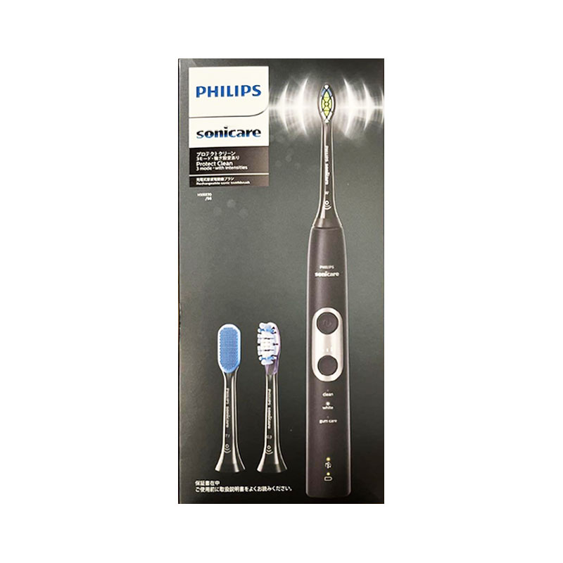 【新品 箱不良・シュリンク破れ品】PHILIPS フィリップス ソニッケアー プロテクトクリーン プレミアム HX6870/56 ブラック