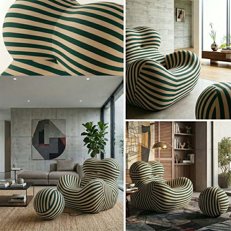 【全品最大P11倍!30日まで】ウレタン ソファ 圧縮 一人掛け おしゃれ Serie Up 2000 UP5_6 Gaetano Pesce ガエターノ・ぺッシェ ラウンジチェア モダン フロアソファ リビングソファ ソファー デザイナーズチェア オットマン リプロダクト 梅雨 SFA-12GB [3]