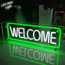 【全品最大P14倍!6日まで】父の日 贈り物 プレゼント ギフト LEDネオンサイン ネオン管風 WELCOME インテリア ライト LED ネオンサイン 看板...
