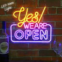 【全品最大P23倍!16日1:59まで】父の日 贈り物 プレゼント ギフト LEDネオンサイン ネオン管風 OPEN バー インテリア 壁掛け ライト LED ...