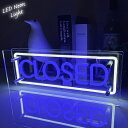 【全品最大P23倍!9日20時〜】父の日 贈り物 プレゼント ギフト LEDネオンサイン ネオン管風 CLOSED クローズド インテリア ライト LED ネオ...