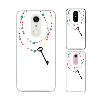 docomo ケース 【 Disney Mobile on docomo DM-01K / DM-01J / DM-02H / DM-01H / SH-02G / SH-05F 】 ネックレス 鍵 ジュエリー 白 ホワイト カワイイ ハード ディズニー モバイル スマホカバー ドコモ スマホケース
