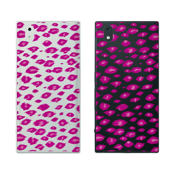 docomo MONO MO-01K / MO-01J レオパード デザイン ピンク ヒョウ柄 動物 アニマル スマホ ケース ハード カバー ドコモ メール便送料無料♪