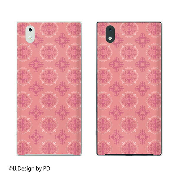乐天商城 - docomo MONO MO-01K / MO-01J タイリング5 ピンク レース カワイイ スマホ ケース ハード カバー ドコモ メール便送料無料♪