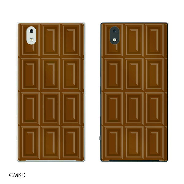 乐天商城 - docomo MONO MO-01K / MO-01J ビターチョコ ブラウン スイーツ チョコレート かわいい ハードケースカバー スマホ ケース ハード カバー ドコモ メール便送料無料♪