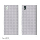 docomo MONO MO-01K / MO-01J ダイヤ グレー 灰色 カワイイ スマホ ケース ハード カバー ドコモ メール便送料無料♪