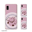AQUOS wish / sense4 Plus / sense3 lite SH-RM12 / sense3 plus SH-RM11 / sense plus SH-M07 小鳥3 シャーベットパープル レース カワイイ スマホ ケース ハード カバー アクオス