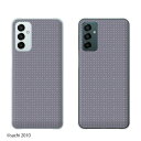 Galaxy M23 5G ドット グレー カワイイ スマホ ケース ハード カバー ギャラクシー SIMフリー