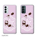 Galaxy M23 5G マカロン2 ピンク シャーベットカラー レース カワイイ スマホ ケース ハード カバー ギャラクシー SIMフリー