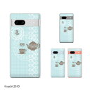 Google Pixel 7a / Pixel 3a / Pixel 3a XL / Pixel 3 / Pixel 3 XL ティーポット レース 水色 カワイイ スマホ ケース ハード カバー グーグル ピクセル3