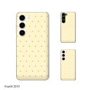 au ケース 【 Galaxy S23 SCG19 / A54 5G SCG21 / A23 5G SCG18 / S22 SCG13 / S22 Ultra SCG14 / A53 5G SCG15 / A51 5G SCG07 】 イチゴ 苺 ドット 黄色 シャーベットカラー カワイイ スマホ ケース ハード カバー