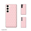 au ケース 【 Galaxy S23 SCG19 / A54 5G SCG21 / A23 5G SCG18 / S22 SCG13 / S22 Ultra SCG14 / A53 5G SCG15 / A51 5G SCG07 】 イチゴ 苺 ドット ピンク シャーベットカラー カワイイ スマホ ケース ハード カバー