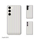 au ケース 【 Galaxy S23 SCG19 / A54 5G SCG21 / A23 5G SCG18 / S22 SCG13 / S22 Ultra SCG14 / A53 5G SCG15 / A51 5G SCG07 】 ストライプ グレー カワイイ スマホ ケース ハード カバー