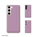 au ケース 【 Galaxy S23 SCG19 / A54 5G SCG21 / A23 5G SCG18 / S22 SCG13 / S22 Ultra SCG14 / A53 5G SCG15 / A51 5G SCG07 】 ストライプ パープル カワイイ スマホ ケース ハード カバー
