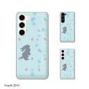 au ケース 【 Galaxy S23 SCG19 / A54 5G SCG21 / A23 5G SCG18 / S22 SCG13 / S22 Ultra SCG14 / A53 5G SCG15 / A51 5G SCG07 】 ウサギ1 うさぎ 兎 イチゴ 水色 ブルー カワイイ スマホ ケース ハード カバー