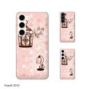 au ケース 【 Galaxy S23 SCG19 / A54 5G SCG21 / A23 5G SCG18 / S22 SCG13 / S22 Ultra SCG14 / A53 5G SCG15 / A51 5G SCG07 】 小鳥1 カゴ ピンク シャーベットカラー カワイイ スマホ ケース ハード カバー