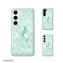 au ケース 【 Galaxy S23 SCG19 / A54 5G SCG21 / A23 5G SCG18 / S22 SCG13 / S22 Ultra SCG14 / A53 5G SCG15 / A51 5G SCG07 】 マーメイド シャーベット グリーン 海 人魚 カワイイ スマホ ケース ハード カバー