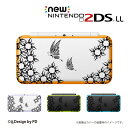 名入れできます★【new Nintendo 2DS LL/new Nintendo 3DS LL/ Nintendo 3DS LL 】 カバー ケース ハード new3dsll new2dsll 3dsll 2dsll / トライバル2 ホワイト ブラック メール便送料無料 任天堂 スリー ディーエス ニュー