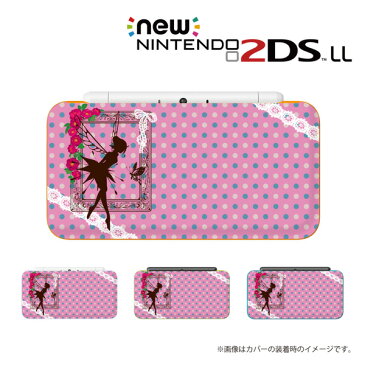 名入れできます★【new Nintendo 2DS LL/new Nintendo 3DS LL/ Nintendo 3DS LL 】 カバー ケース ハード new3dsll new2dsll 3dsll 2dsll / ティンカーベル ピンク ピーターパン メール便送料無料 任天堂 スリー ディーエス ニュー