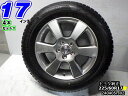 【中古】中古タイヤホイール 17インチ 4本セットスタッドレスタイヤ 225/60R17トヨタ純正17x6.5J/+35/114.3/5Hシルバー/スポーク/M...