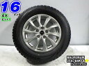 【中古】中古タイヤホイール 16インチ 4本セットスタッドレスタイヤ 215/65R16BALMINUM(バルミナ)16x6.5J/+39/114.3/5Hシル...