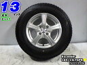 【中古】中古タイヤホイール 13インチ 4本セットスタッドレスタイヤ 165R13LT6PRExceeder(エクシーダー)13x5J/+36/100/4Hシル...
