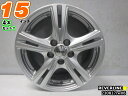 【中古】REVER LINEシルバー/スポーク/M12平座 15x6J 45/100/5H 15インチホイール4本セット