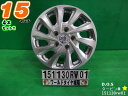 【中古】中古ホイール 15インチ 4本セットバドックス DOS Turbine II(タービン2)15x6J/+45/114.3/5Hシルバー/スポーク
